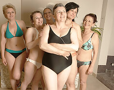 These mature women are blowing off steam
