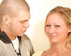 Naughty housewife sucking and fucking