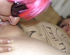 Mature mistress doing a hot lezzie slave