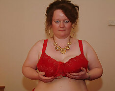 Big titted german housewife playing with her toys
